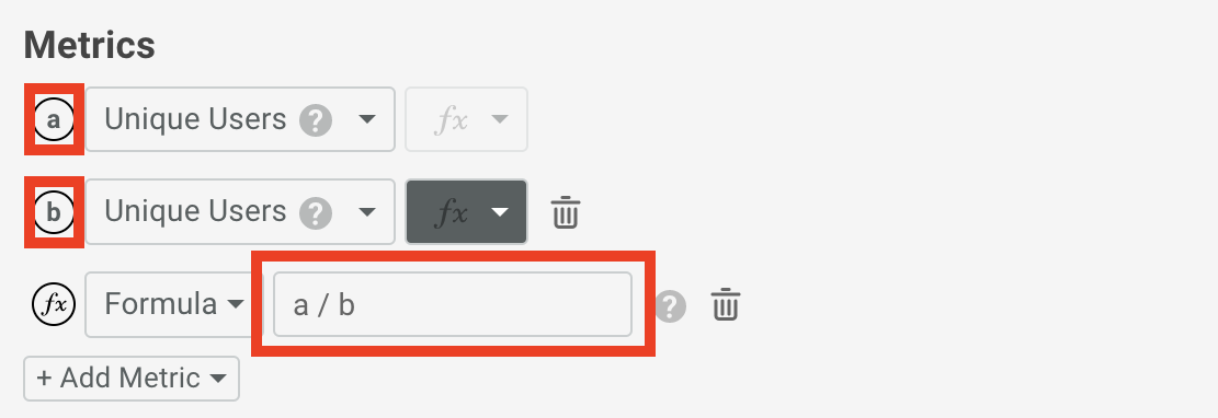 Custom Formula for DAU/WAU