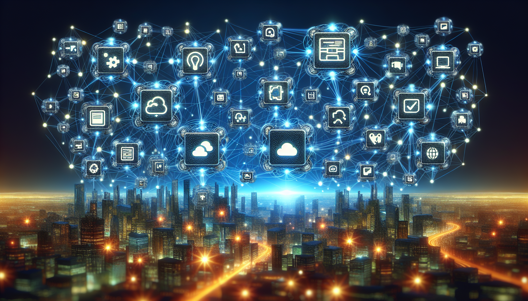 Illustration of modern software ecosystem