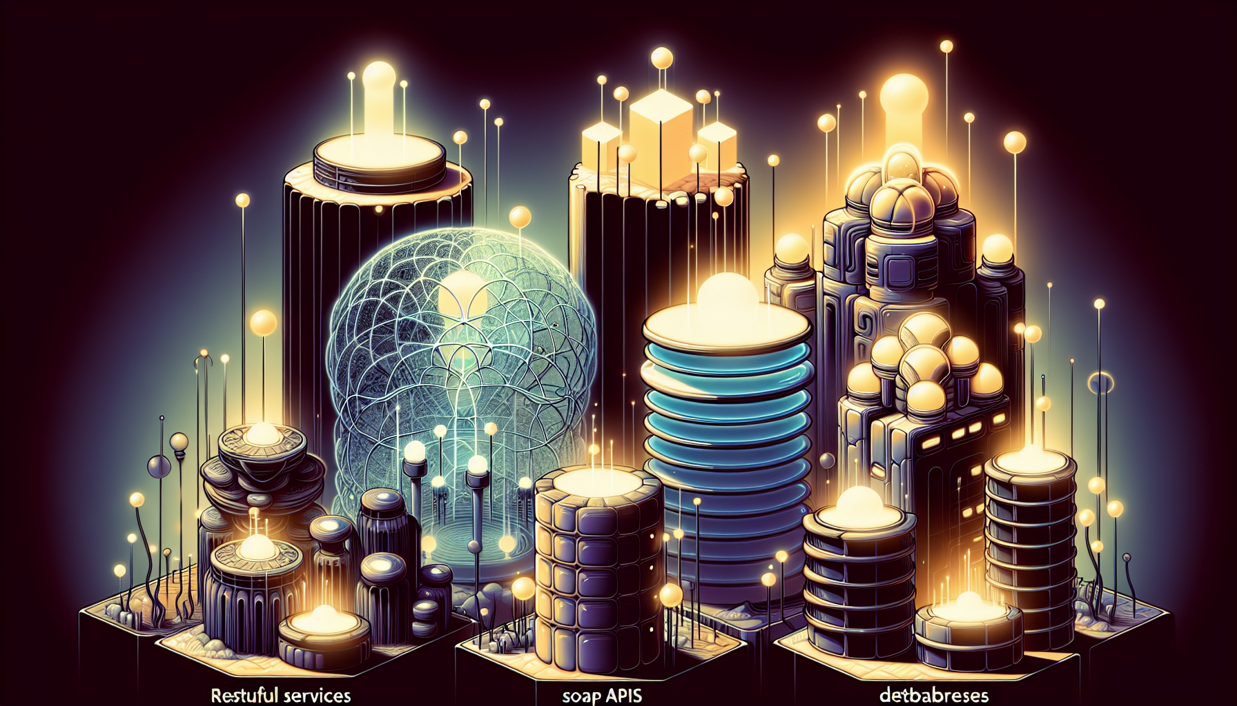 Illustration of different types of APIs