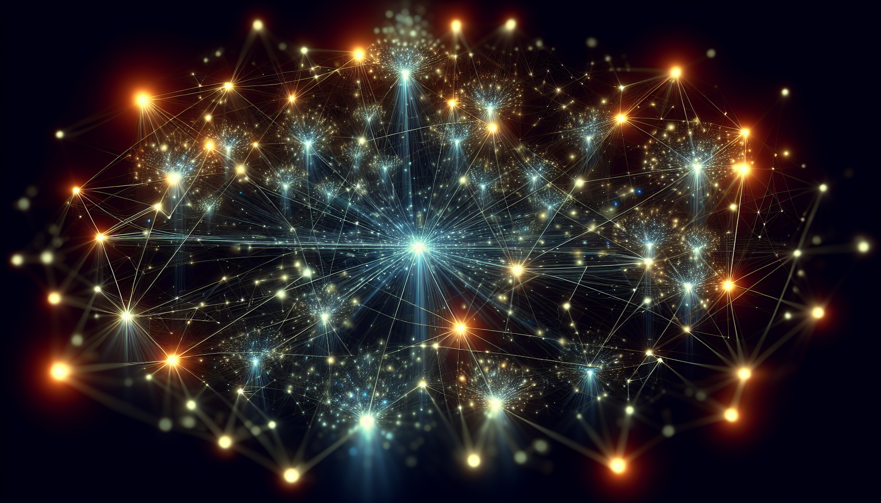 Illustration of interconnected network representing open APIs