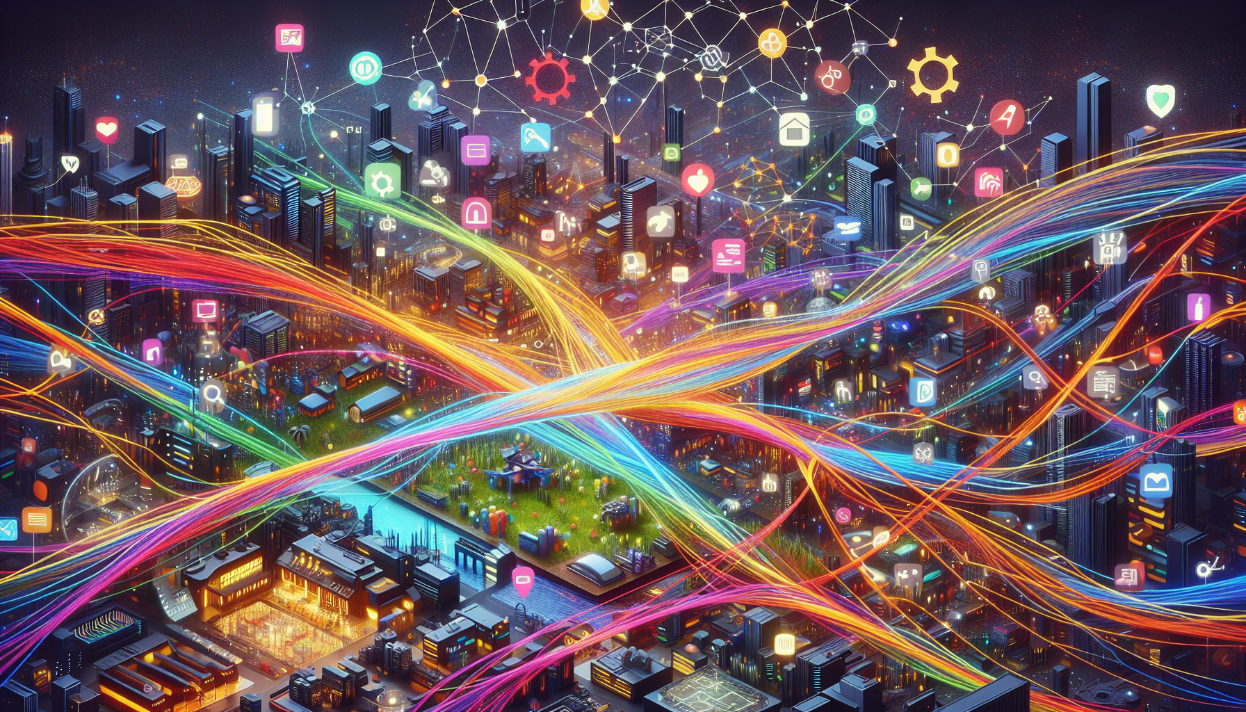 Illustration of open APIs in real-world applications