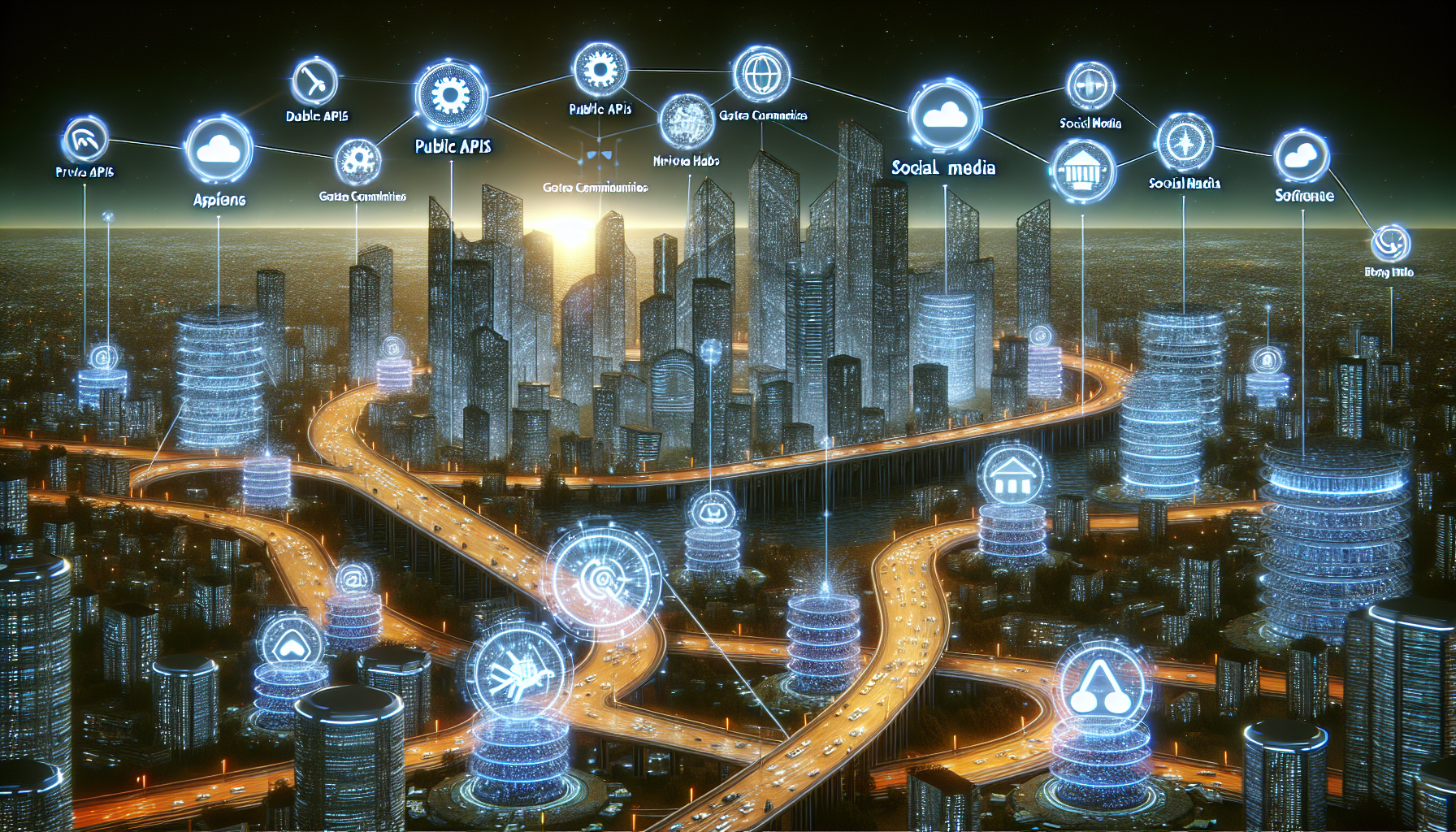 Illustration of web APIs and their applications