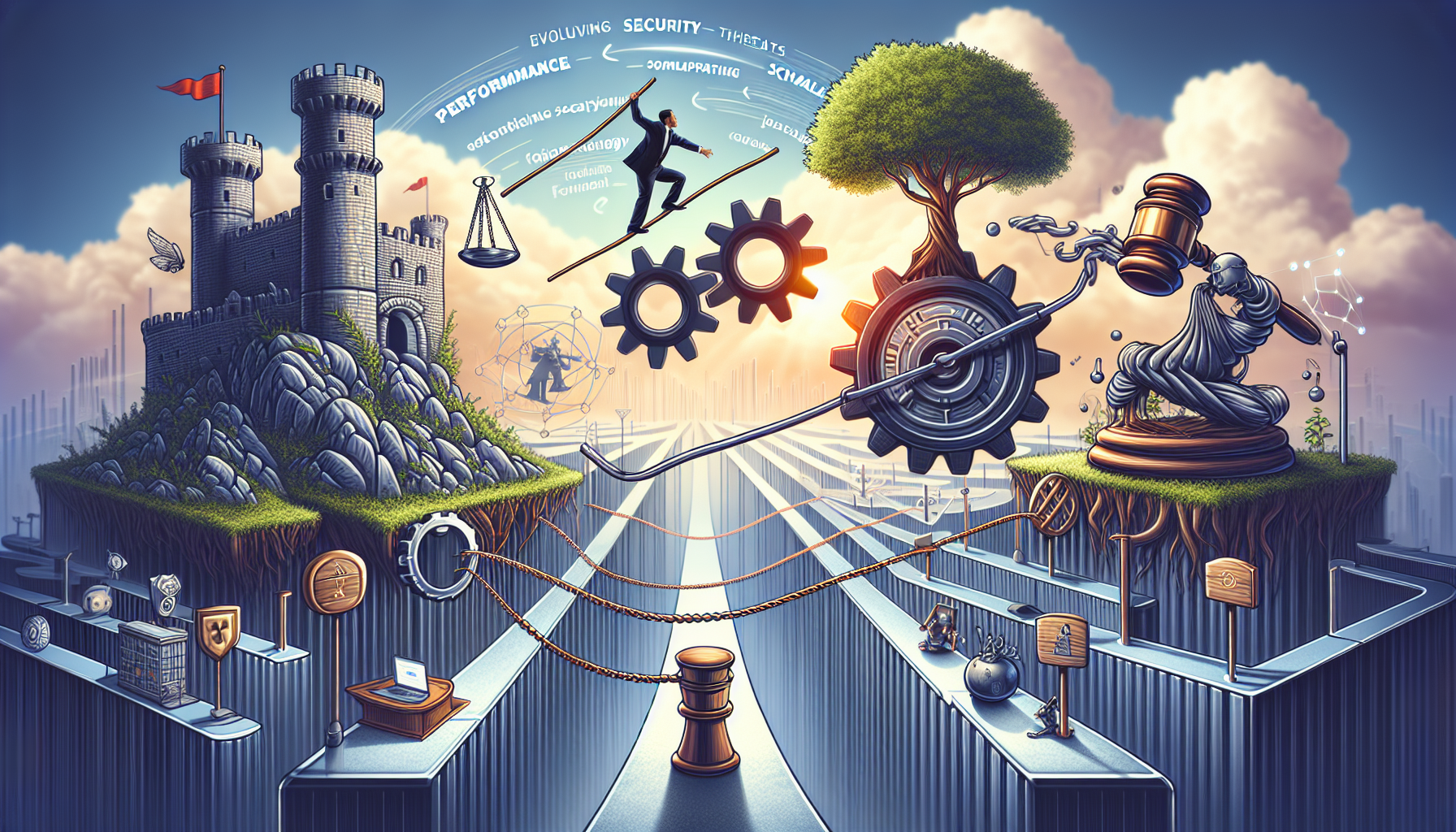 Illustration of navigating API challenges and solutions