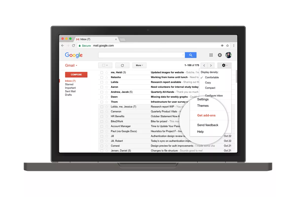 GMail Get Add-Ons