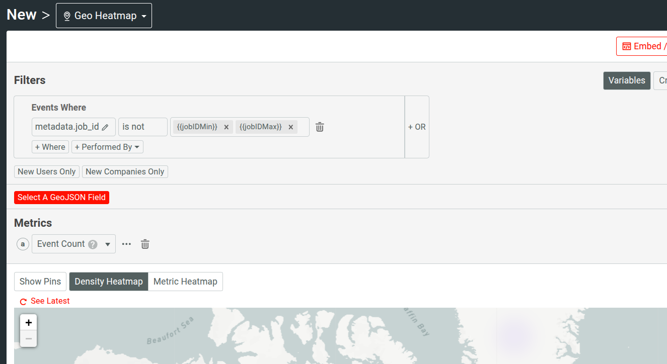 Using named variables.