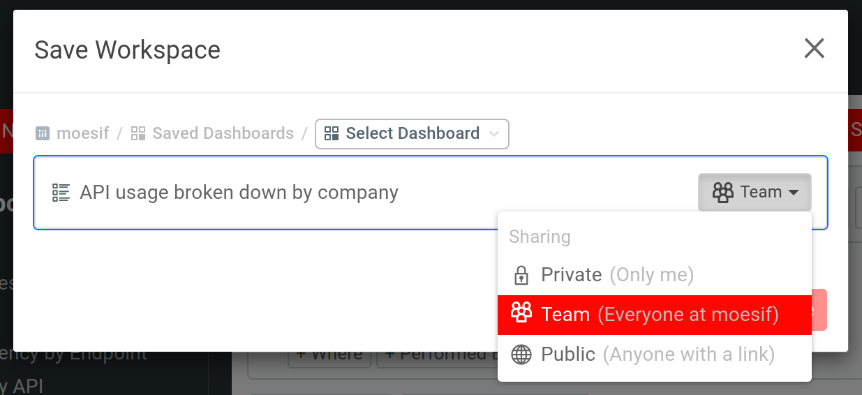 Custom Product Dashboard