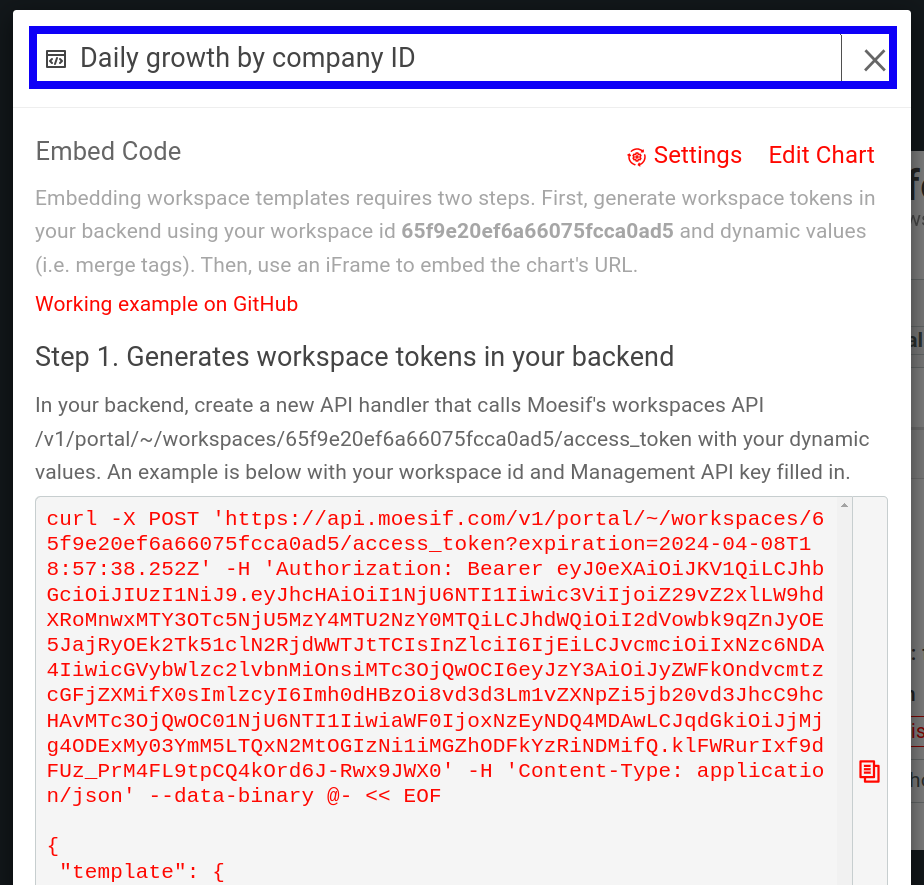 Renaming an embedded template