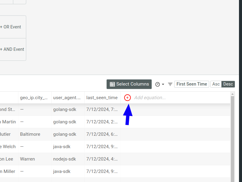 Adding a custom column to display in a Cohort table