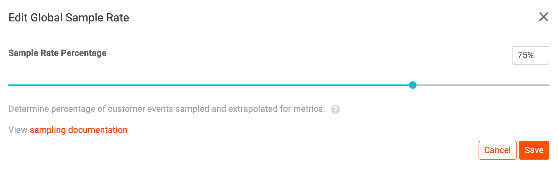 Edit Global Sample Rate