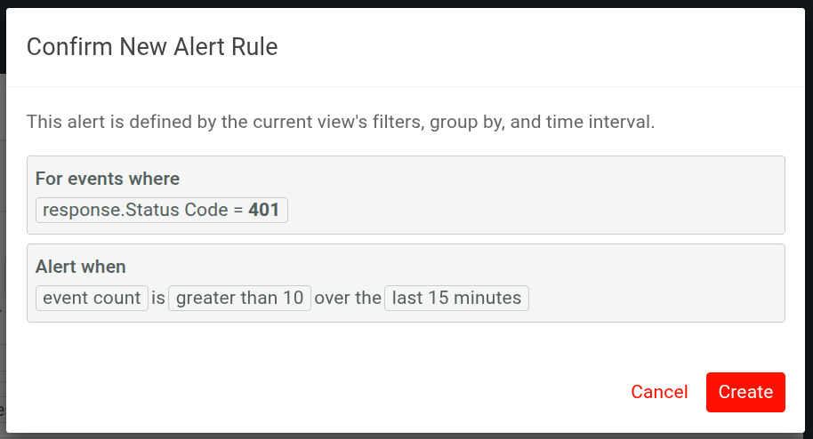 Moesif create alert final review