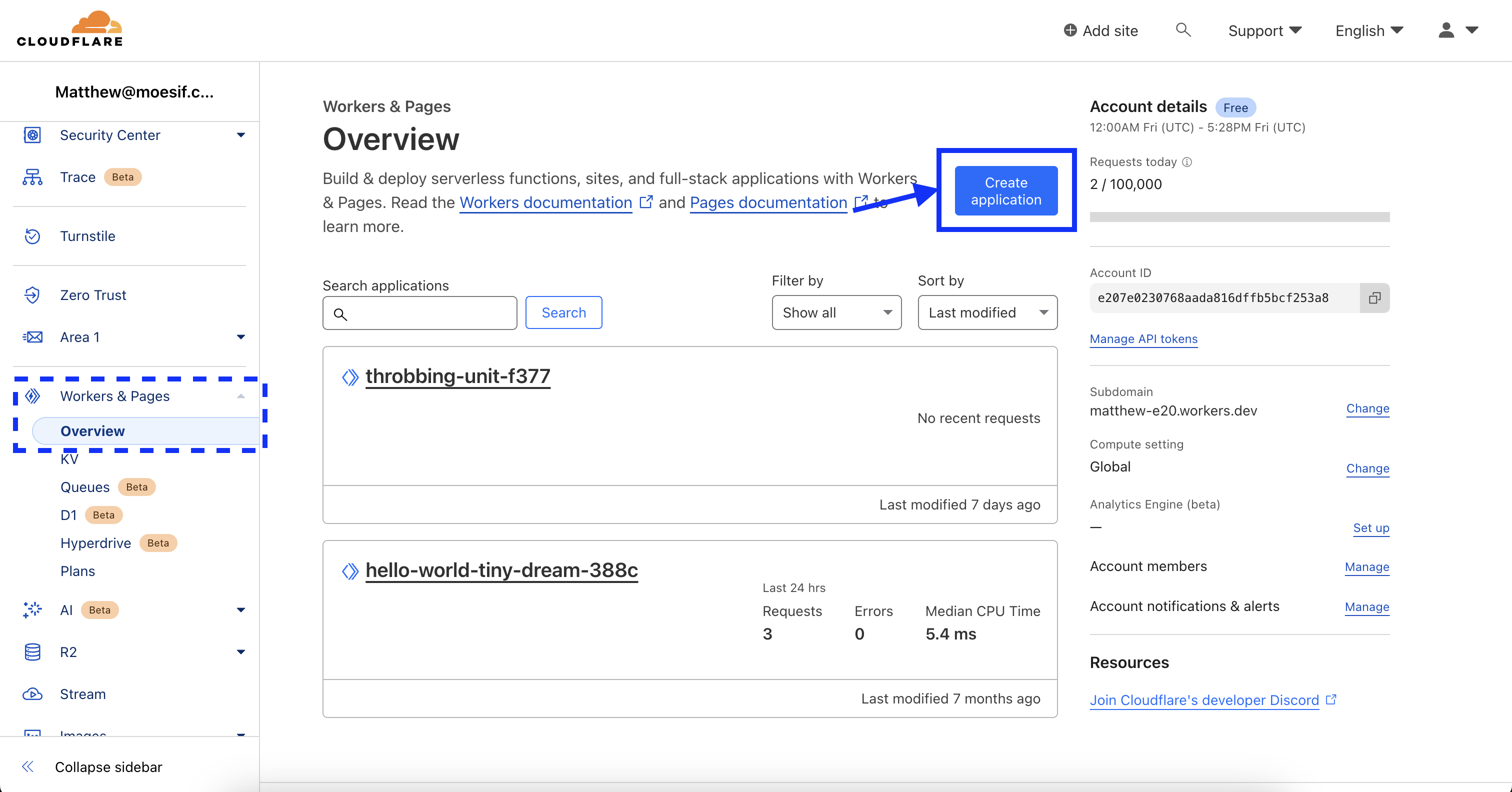 Create Cloudflare Worker